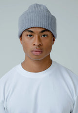 The Merino Wool Beanie in Grey