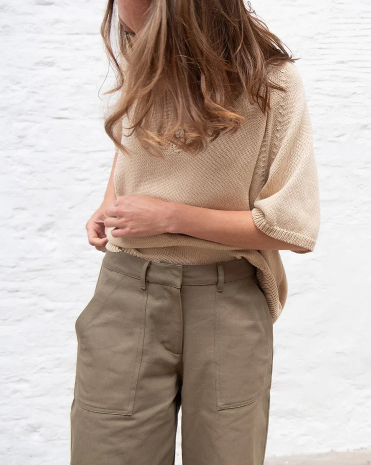 Margate Twill Cargo Trousers in Olive