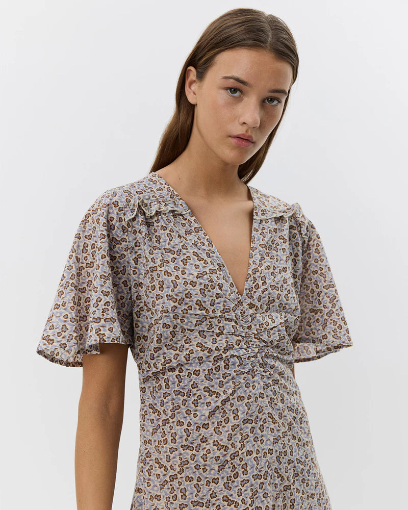 100% Cotton Milla Dress in multi floral print