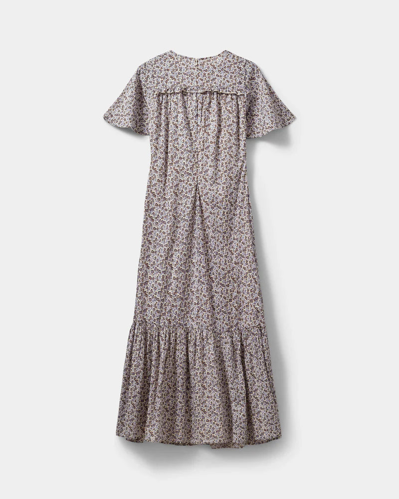 100% Cotton Milla Dress in multi floral print