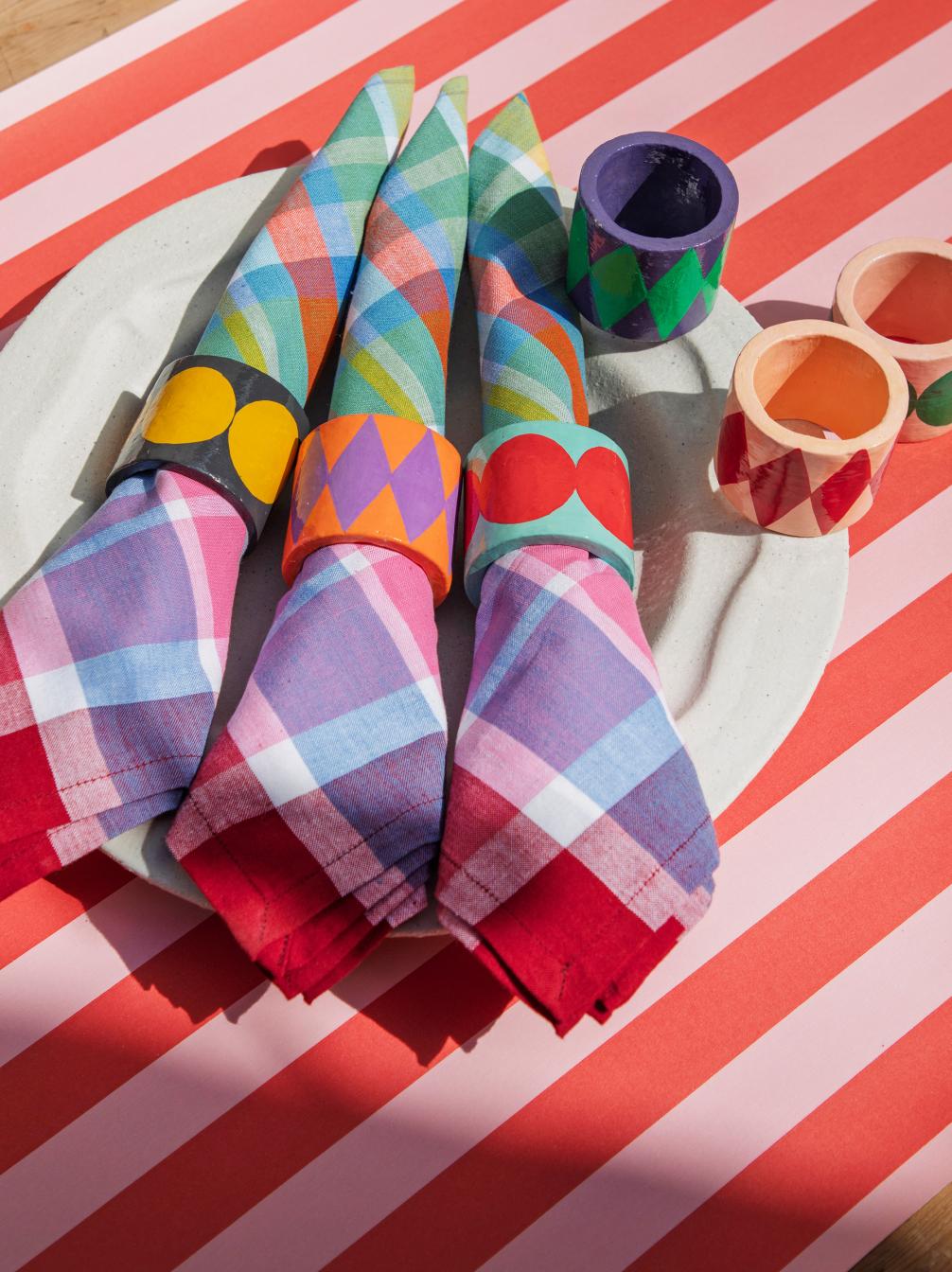 Check Napkin - Stocking Filler