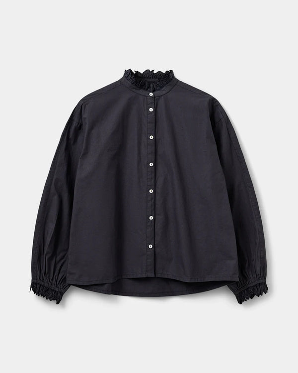 100% Cotton Shirt in Navy Blue