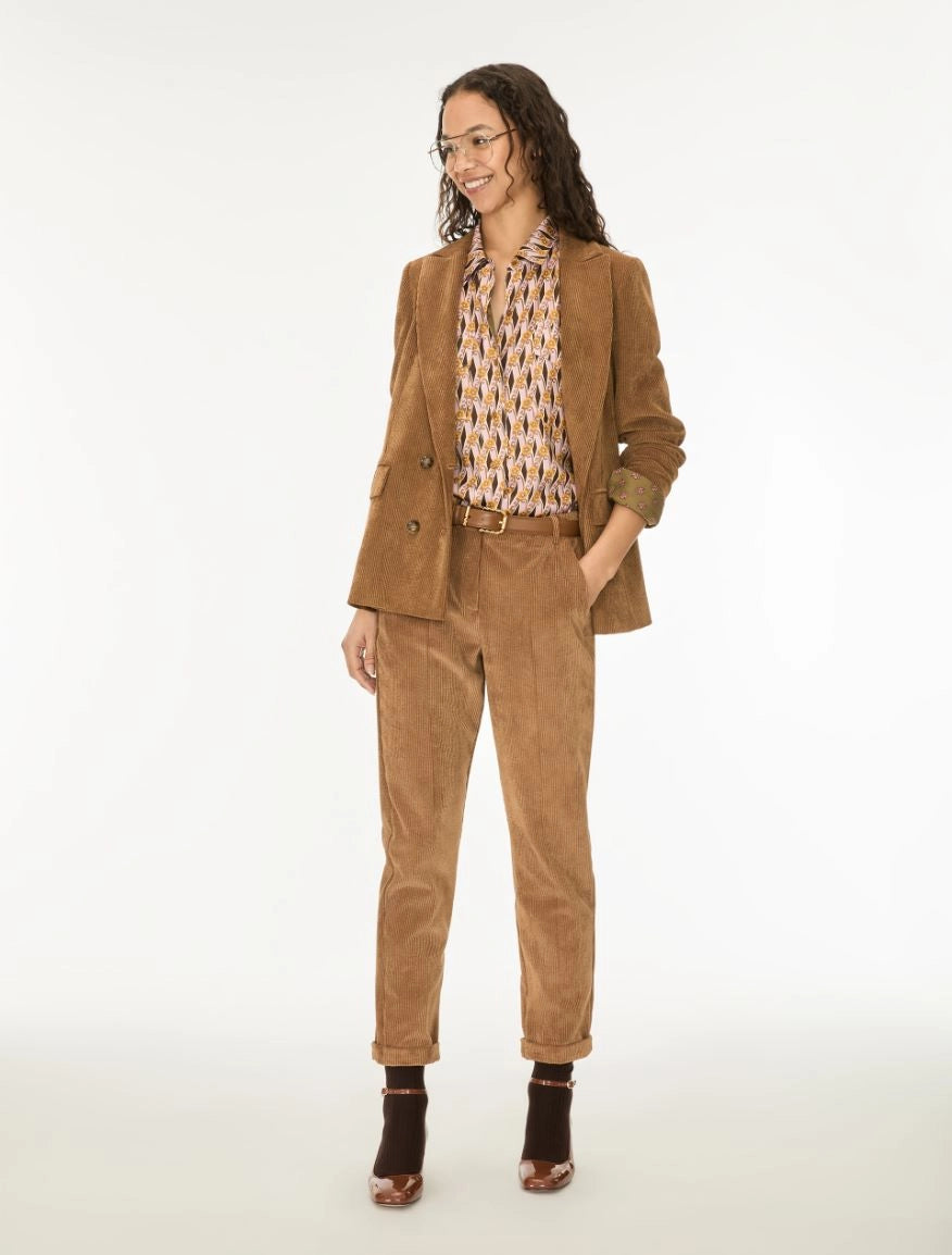 Pagina 100% Cotton Cord Jacket in Hazelnut