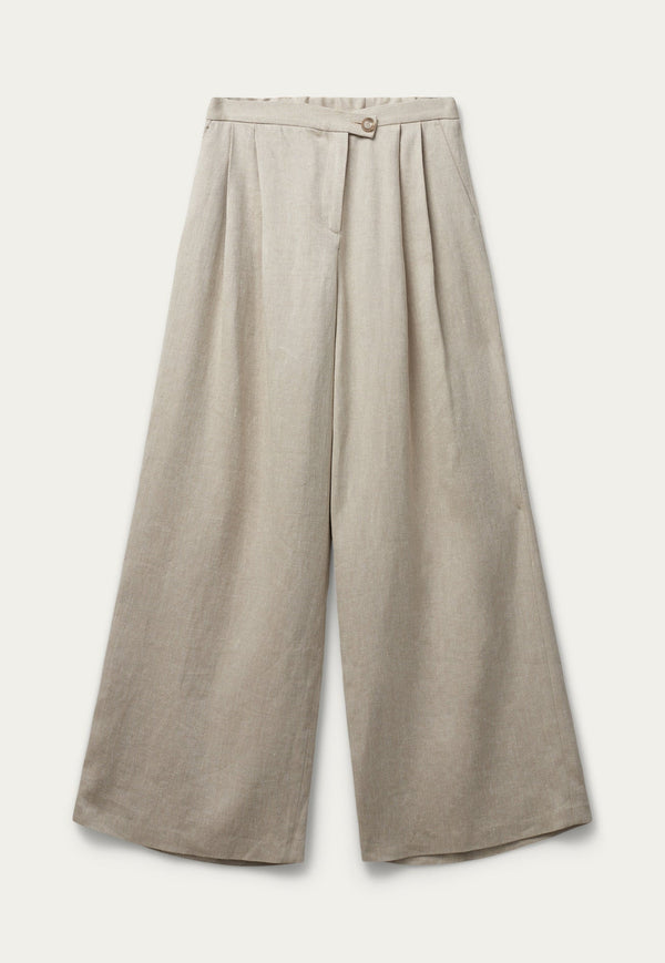 Aestas Linen Trousers in Oxford Tan