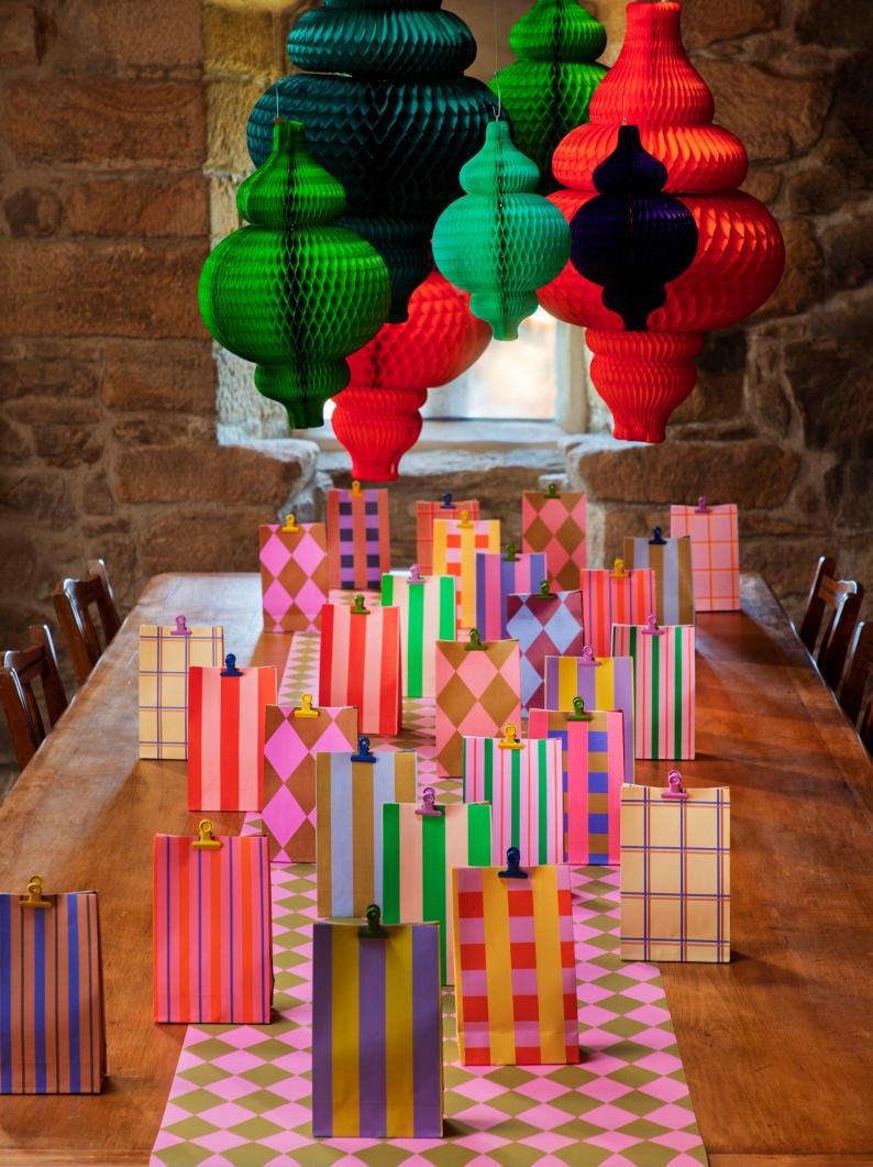 Coloured Paper Bags - Stocking Filler