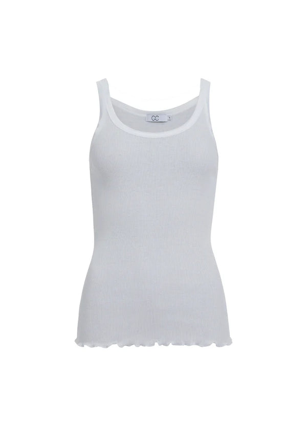 Poppy Silk Camisole in White