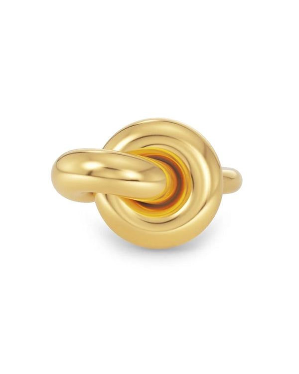 Redondo Ring in 14k Gold Plating on Stainless Steel