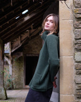 Adela 100% Merino Lambswool Jumper In Rosemary