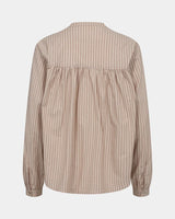 Striped Shirt in Rosy Brown