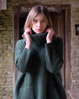 Adela 100% Merino Lambswool Jumper In Rosemary