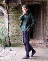 Adela 100% Merino Lambswool Jumper In Rosemary