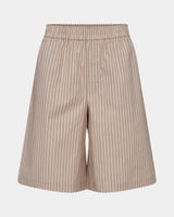 Striped Shorts in Rosy Brown