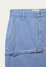 Piscine Skirt 100% Organic Cotton in Forever Blue