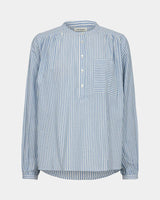 Striped Shirt in Federal Blue