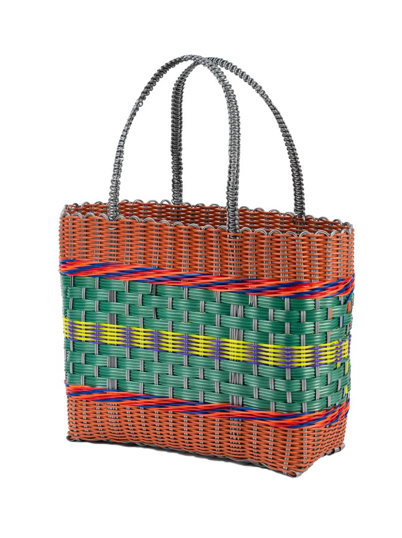Woven Recycled Plastic Basket
