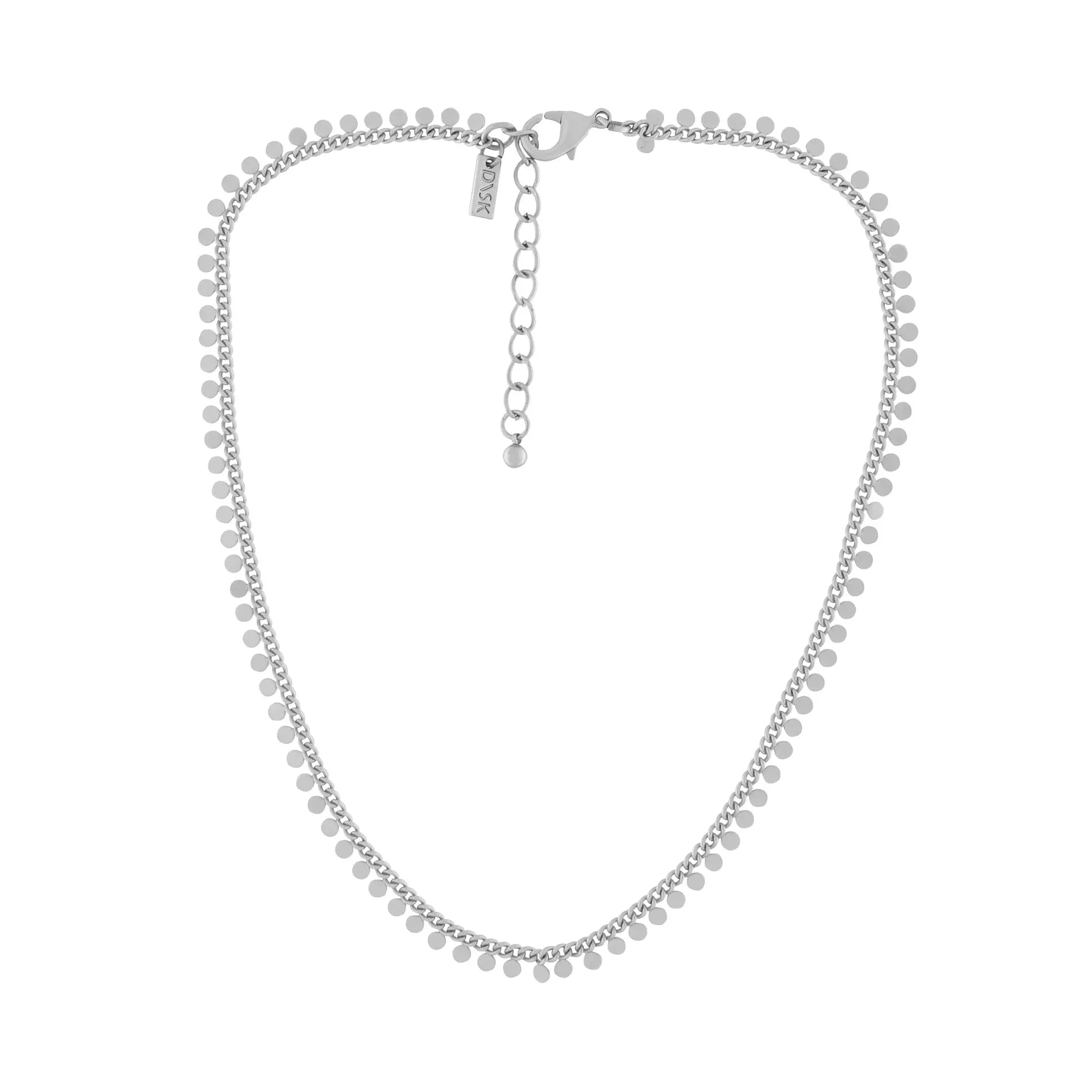 Theia Multi Dot Necklace Silver Plating