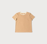 Organic Cotton True Tee in Ochre Stripe