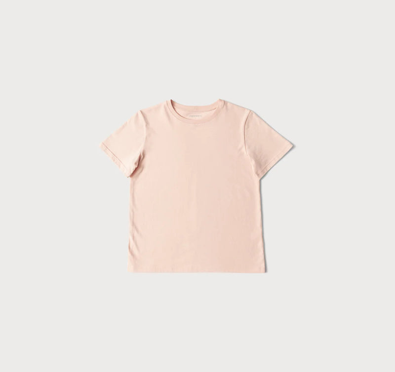 Organic Cotton True Tee in Soft Pink