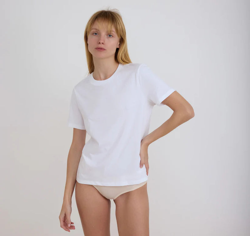 Organic Cotton True Tee in White