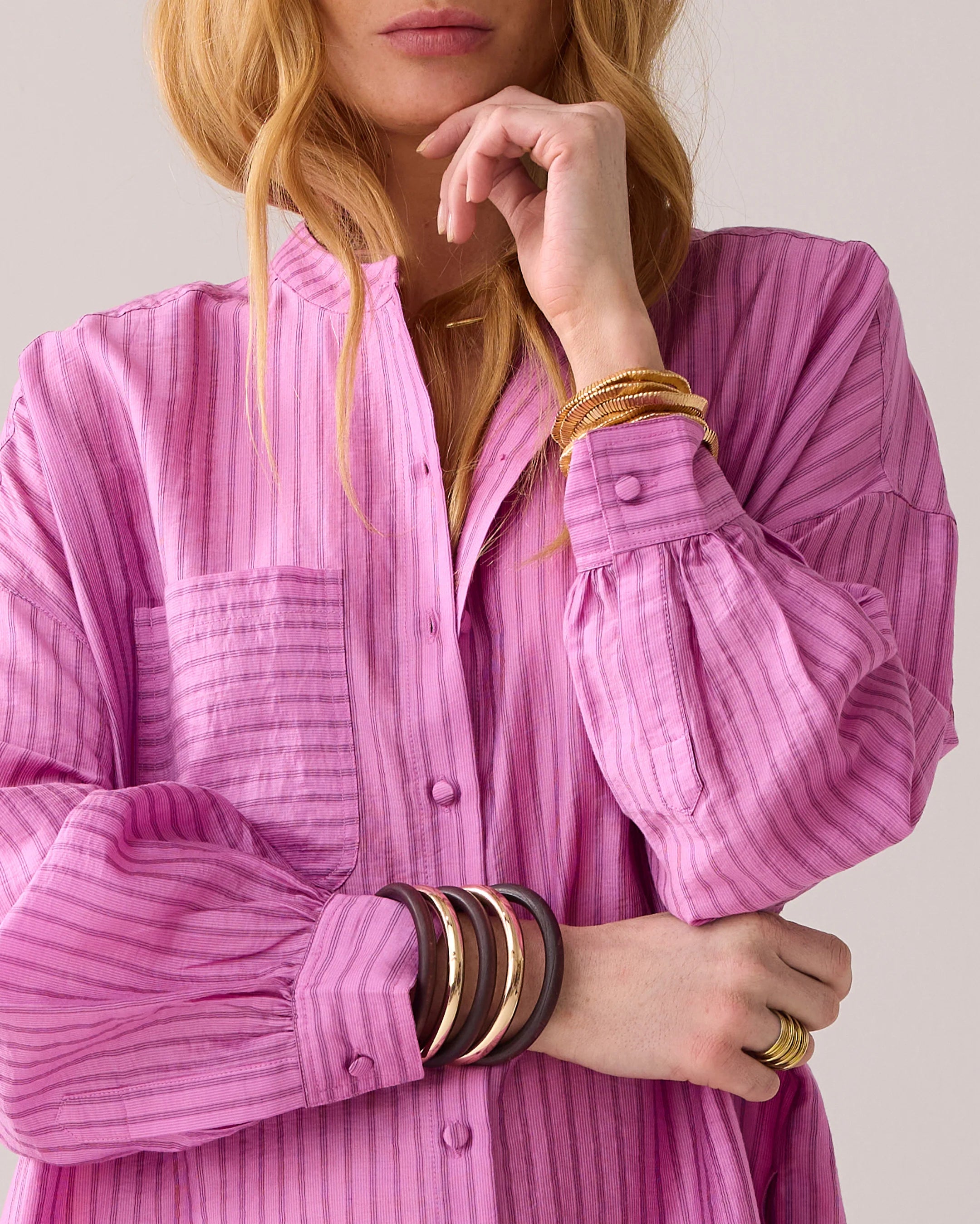 100% Viscose Tunic Shirt Dress
