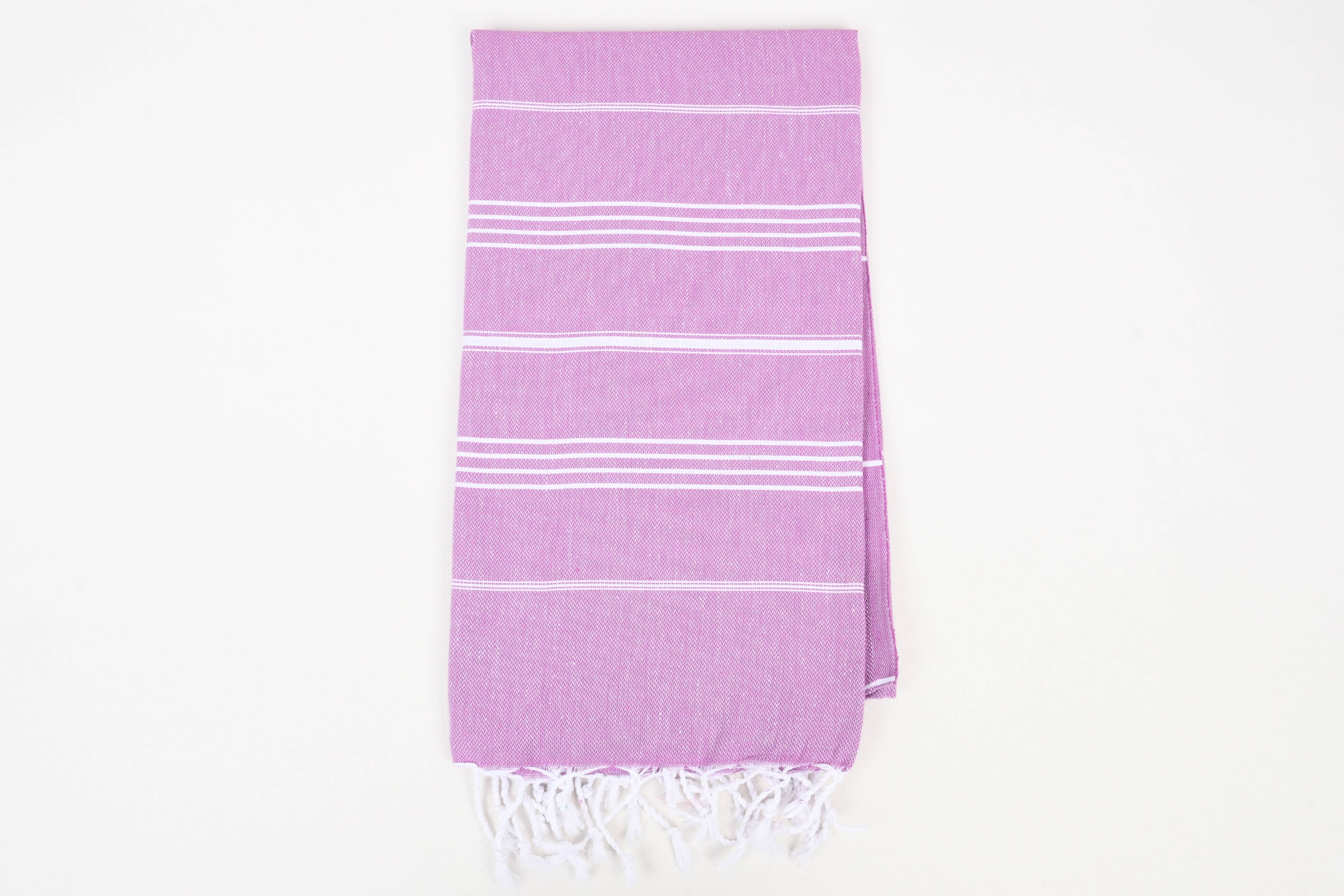 100% Cotton Handwoven Turkish Hammam in Damson