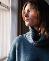 Adela 100% Merino Lambswool Jumper in Caspian