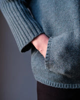 Adela 100% Merino Lambswool Jumper in Caspian