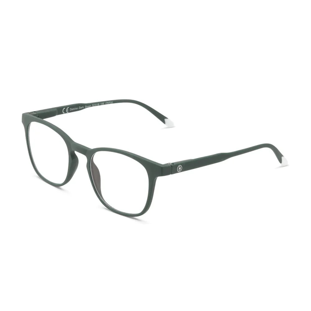 Dalston Blue Light Reading Glasses in Dark Green