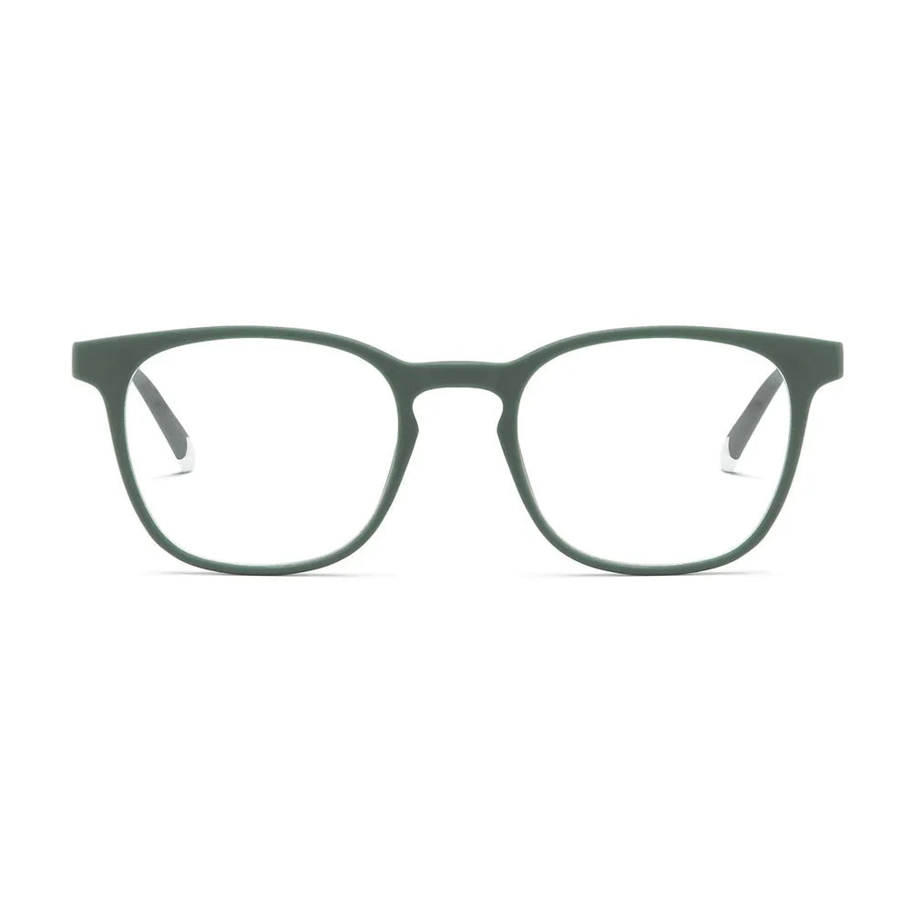 Dalston Blue Light Reading Glasses in Dark Green