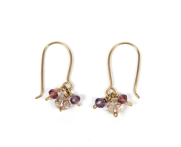 Temple bead earrings