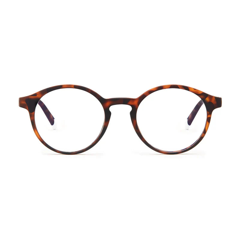 Le Marais Round Frame Reading Glasses in Tortoise