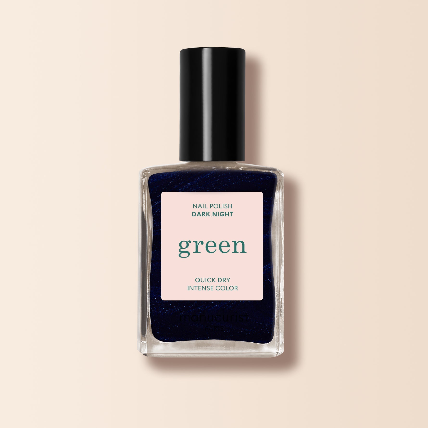 Green Vegan Bio Nail Polish | Dark Night | 15ml