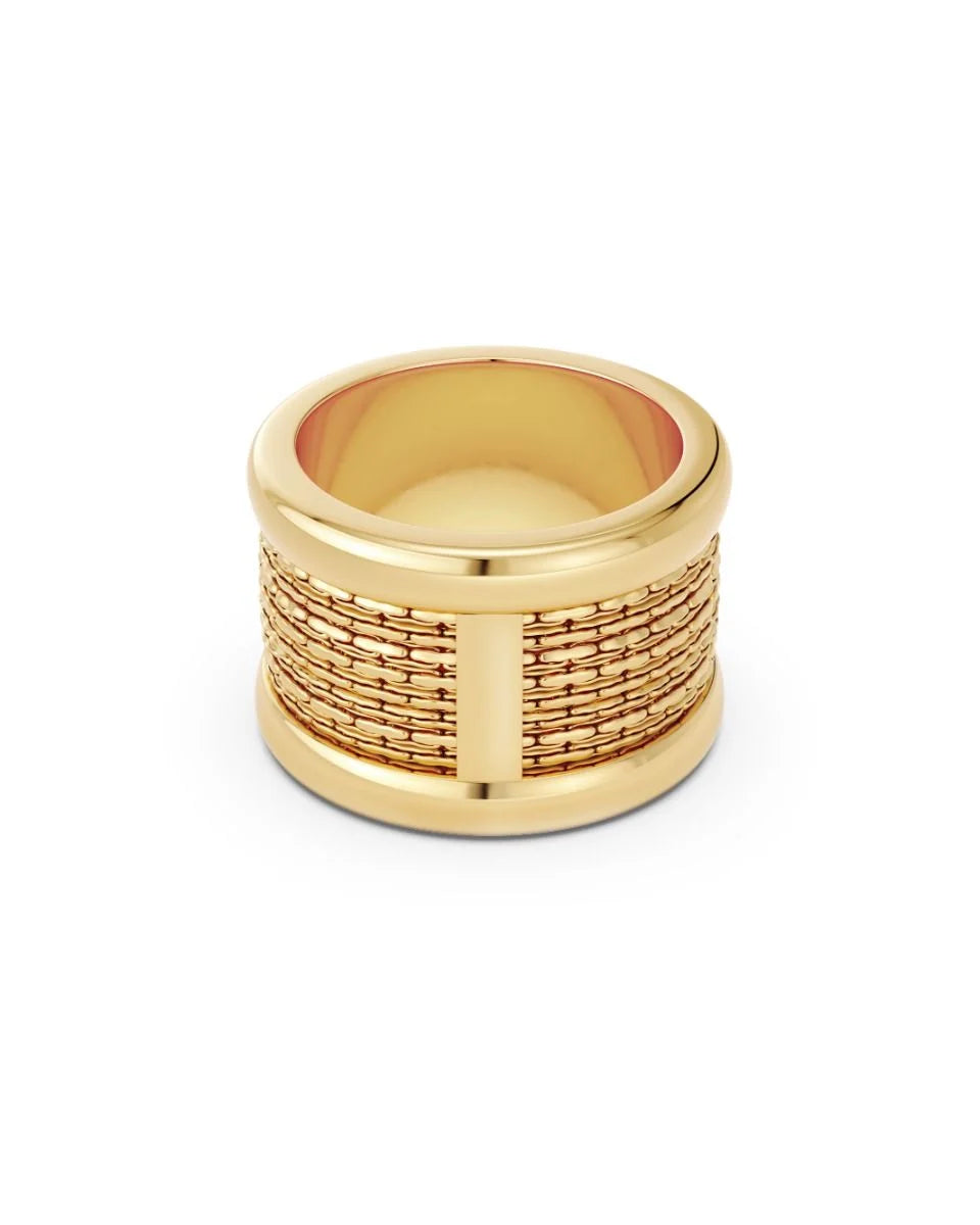 Lumi Ring in 14k Gold Plating on Stainless Steel