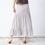 Aura Long Stripe Skirt