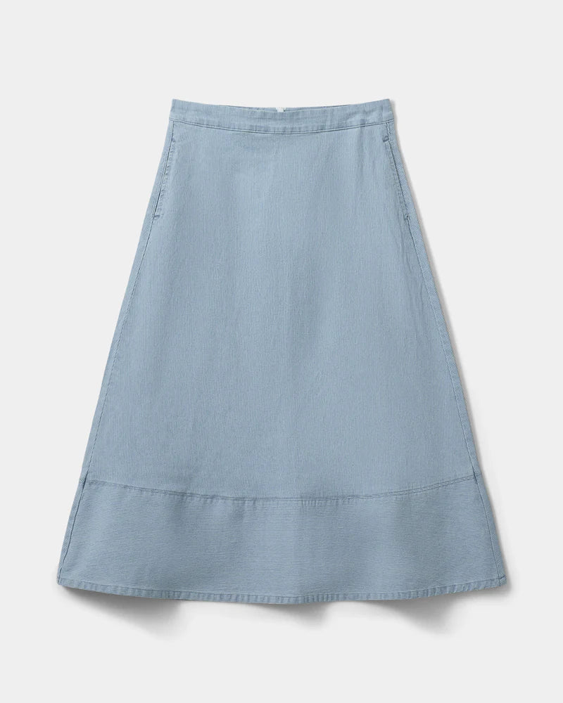 100% Cotton Selia Striped Skirt