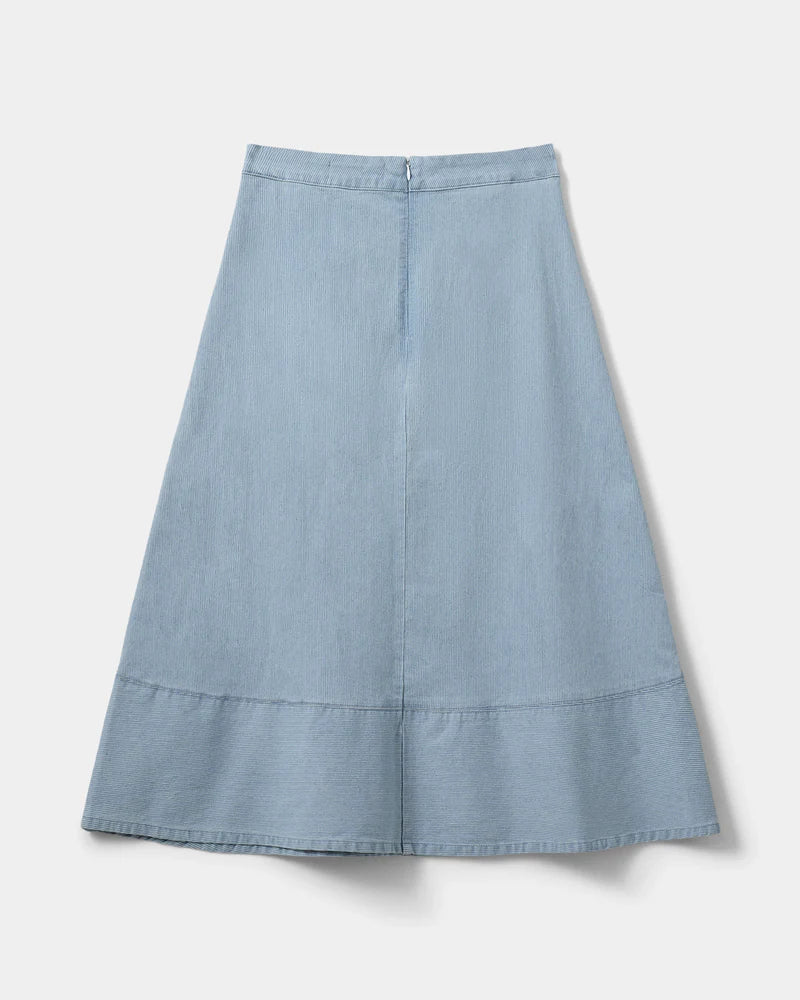 100% Cotton Selia Striped Skirt