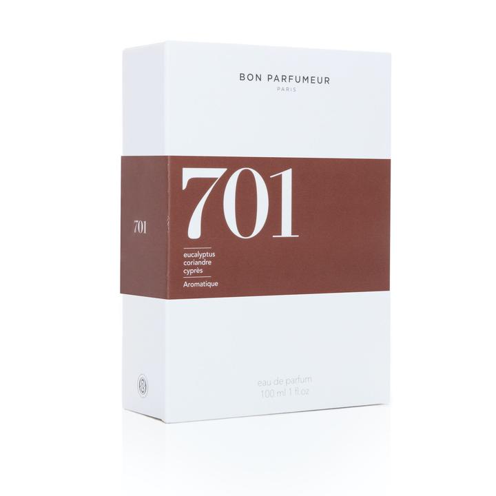 Eau de parfum 701 with eucalyptus, coriander and cypress | 30ml