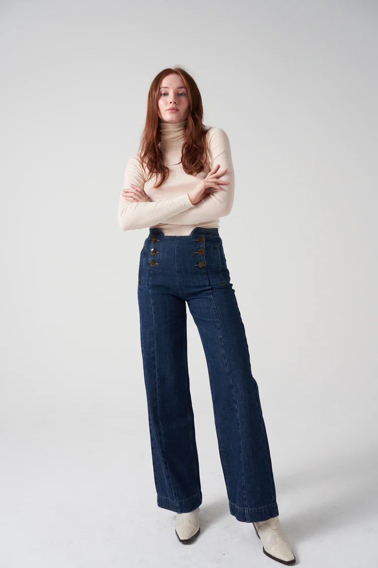 Marie Jeans in Dark Indigo