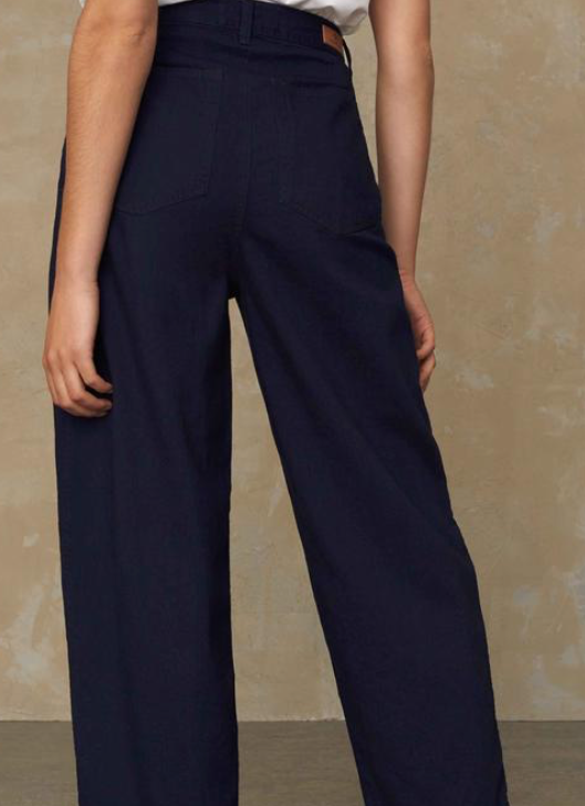 Leila Trousers in Dark Indigo