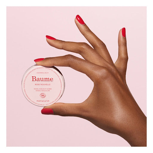 Baume Organic Rose nail, cuticle and lip nourishing balm