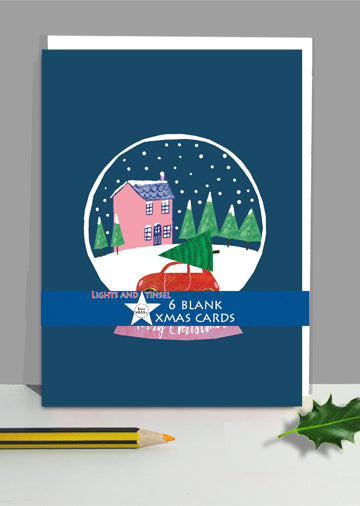 Lous mills Lights and Tinsel Card LTP10