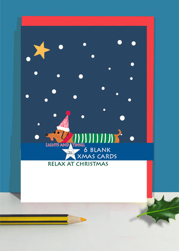 Lous mills Lights and Tinsel Card LTP17