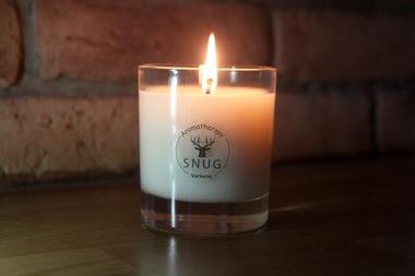 Large Candle in Box - Hearth